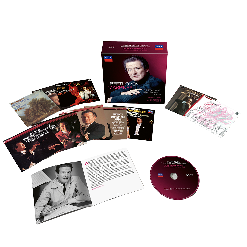 Sir Neville Marriner: Marriner Conducts Beethoven CD - Decca