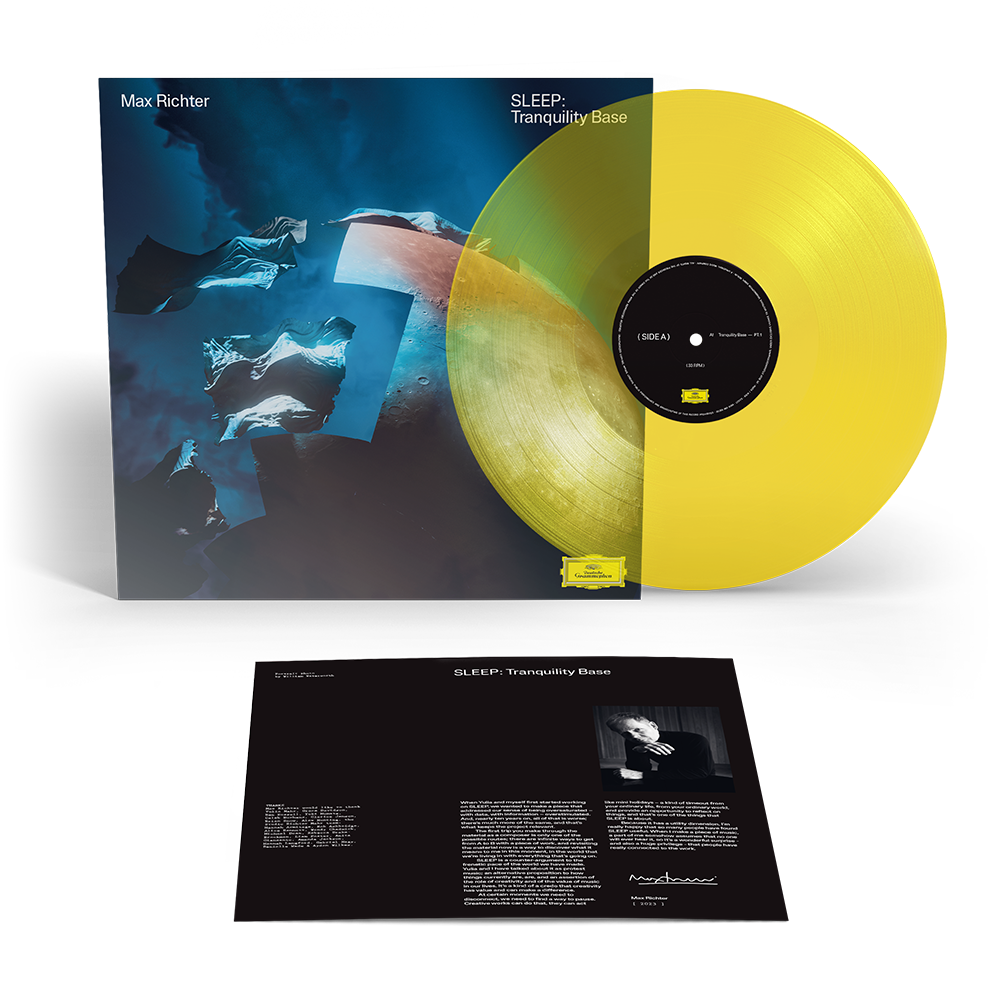Max Richter, Grace Davidson, Ben Russell: SLEEP: Tranquility Base Yellow LP