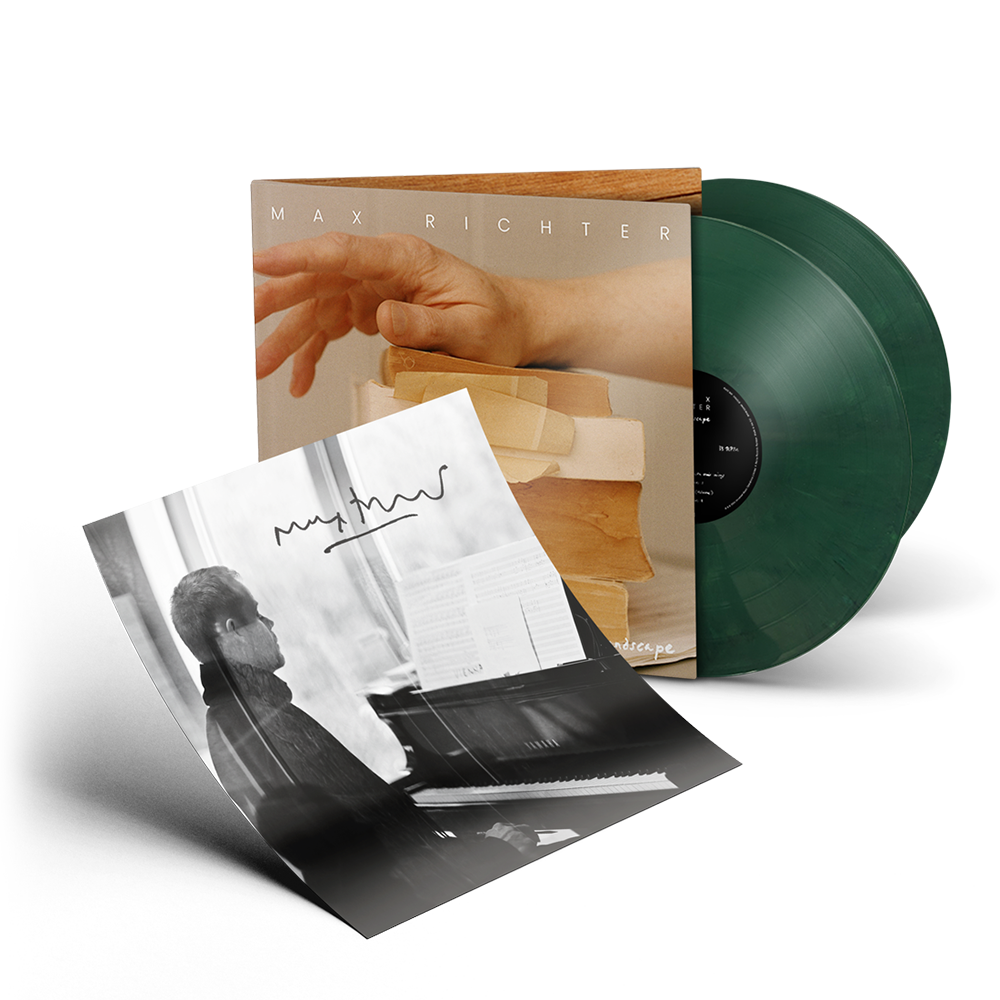 Max Richter: In A Landscape Green 2LP + Signed Litho - Decca