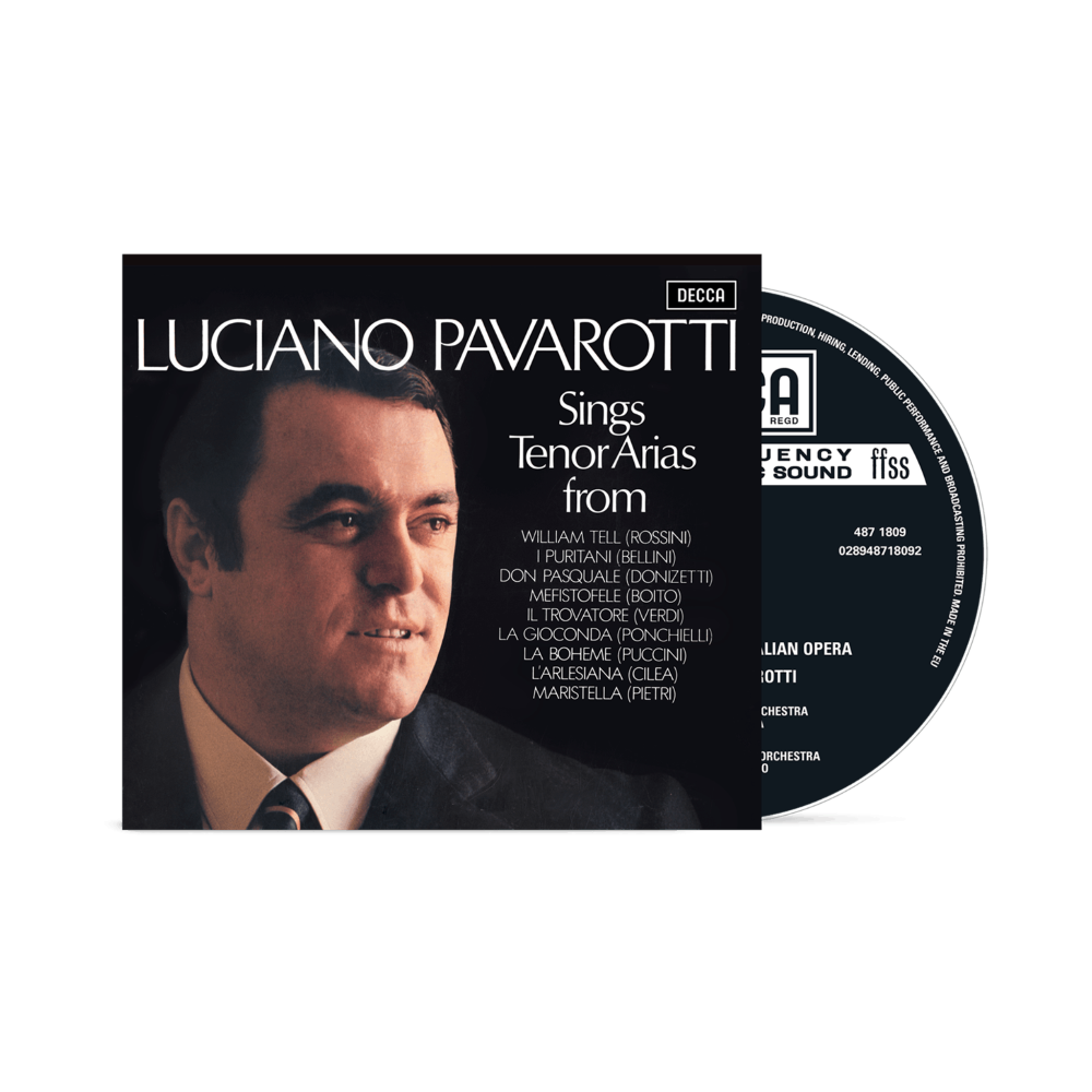 Luciano Pavarotti, Wiener Opernorchester, Nicola Rescigno, New Philharmonia Orchestra, Leone Magiera: Tenor Arias from Italian Opera CD