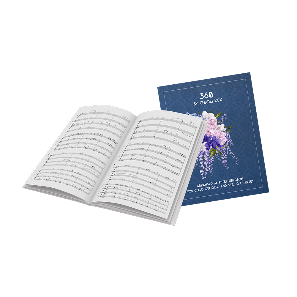 Peter Gregson: 360 (Arranged for Cello Obligato and String Quartet) Sheet Music