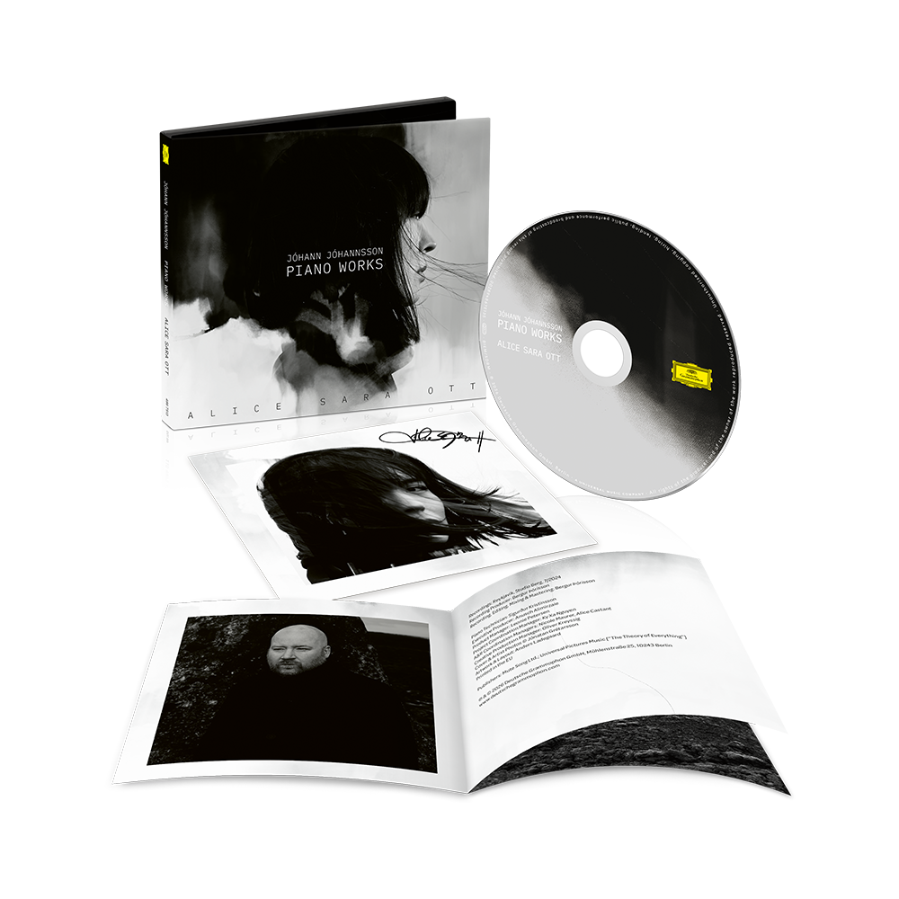 Alice Sara Ott: Jóhann Jóhannsson: Piano Works CD + Signed Artcard