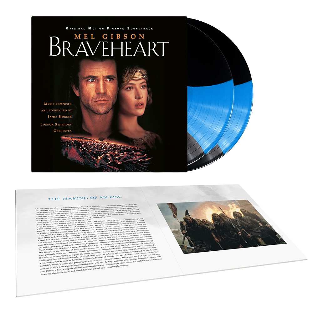 Various Artists: Braveheart (Original Motion Picture Soundtrack - 30th Anniversary Edition) Blue Streak 2LP