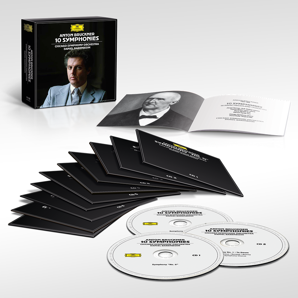 Chicago Symphony Orchestra, Daniel Barenboim: Bruckner: 10 Symphonies CD Box Set