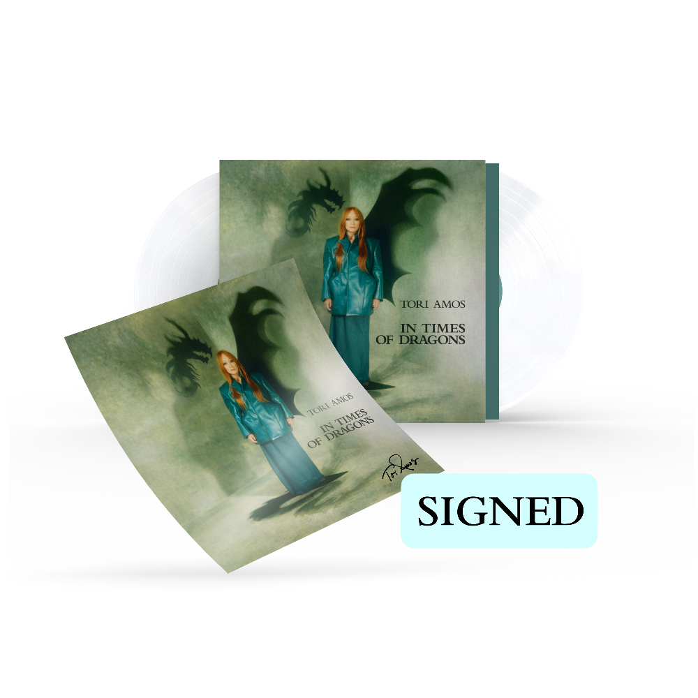 Tori Amos: In Times of Dragons Clear LP + Signed Art Card