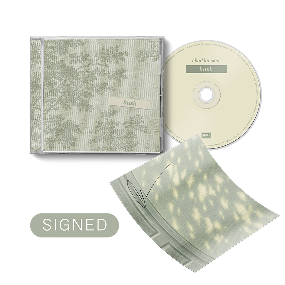 Chad Lawson: hush Signed CD Design 2
