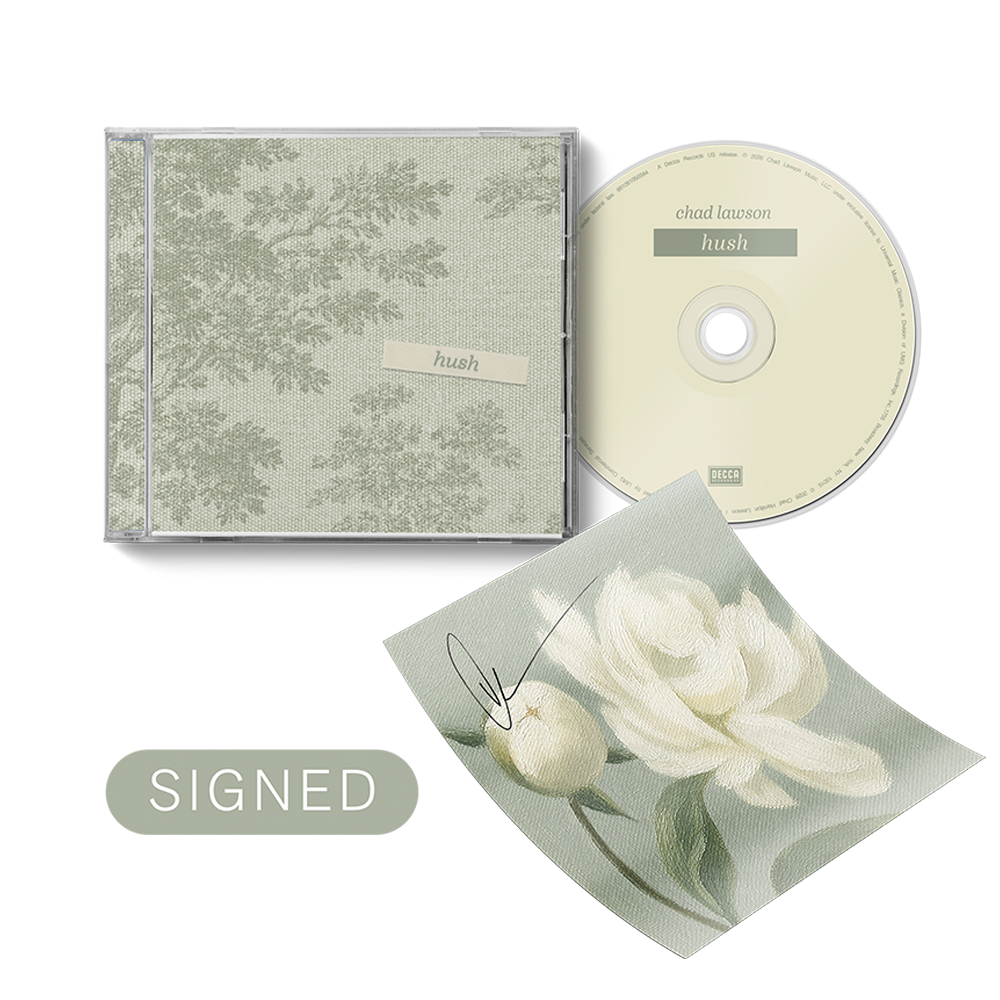 Chad Lawson: hush Signed CD Design 3