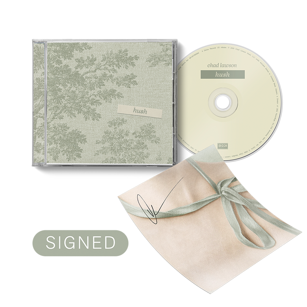 Chad Lawson: hush Signed CD Design 4