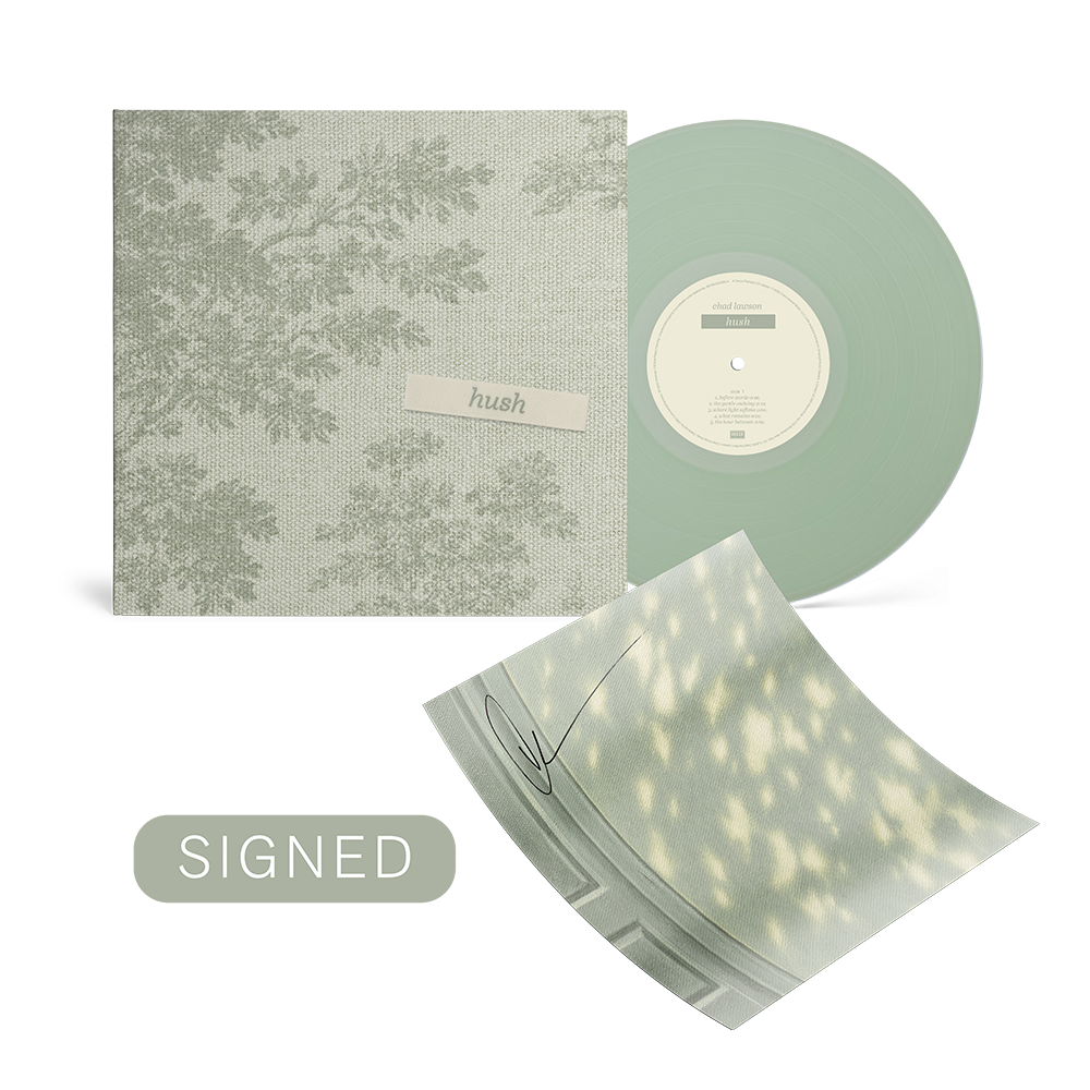 Chad Lawson: hush Signed LP Design 4