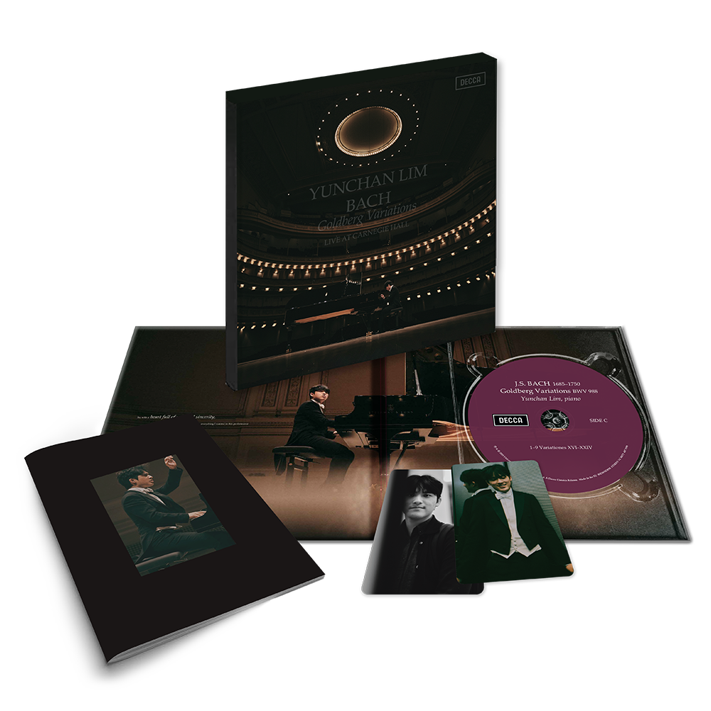 Yunchan Lim  J.S. Bach: Goldberg Variations Live at Carnegie Hall, New York, 2025 Deluxe CD