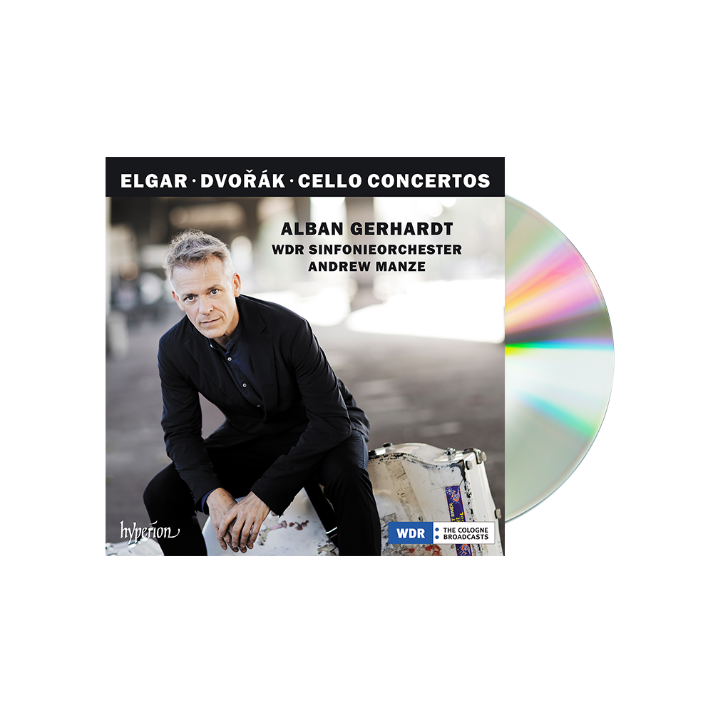 Alban Gerhardt, WDR Sinfonieorchester Köln, Andrew Manze: Elgar & Dvořák: Cello Concertos CD