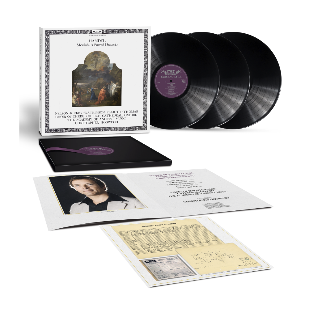 Emma Kirkby, Judith Nelson, Carolyn Watkinson, Paul Elliott, David Thomas, Christ Church Cathedral Choir, Oxford, Academy of Ancient Music, Christopher Hogwood - Handel: Messiah LP Box