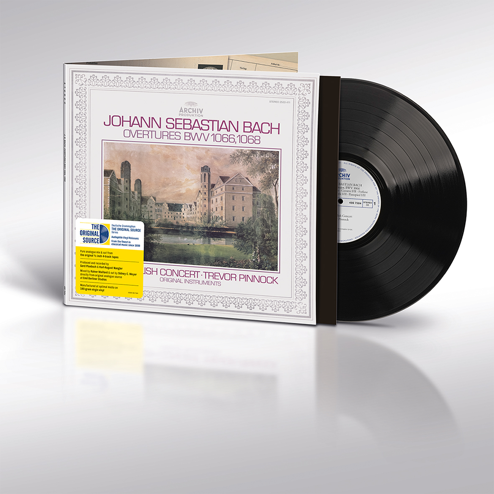 The English Concert, Trevor Pinncock: J.S. Bach: Orchestral Suites Nos. 1 & 3 (The Original Source Series) LP