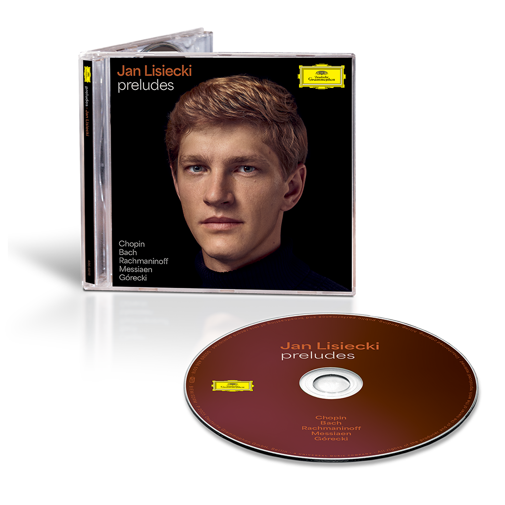 Jan Lisiecki: preludes (Chopin, Bach, Rachmaninoff, Messiaen, Gorecki) CD