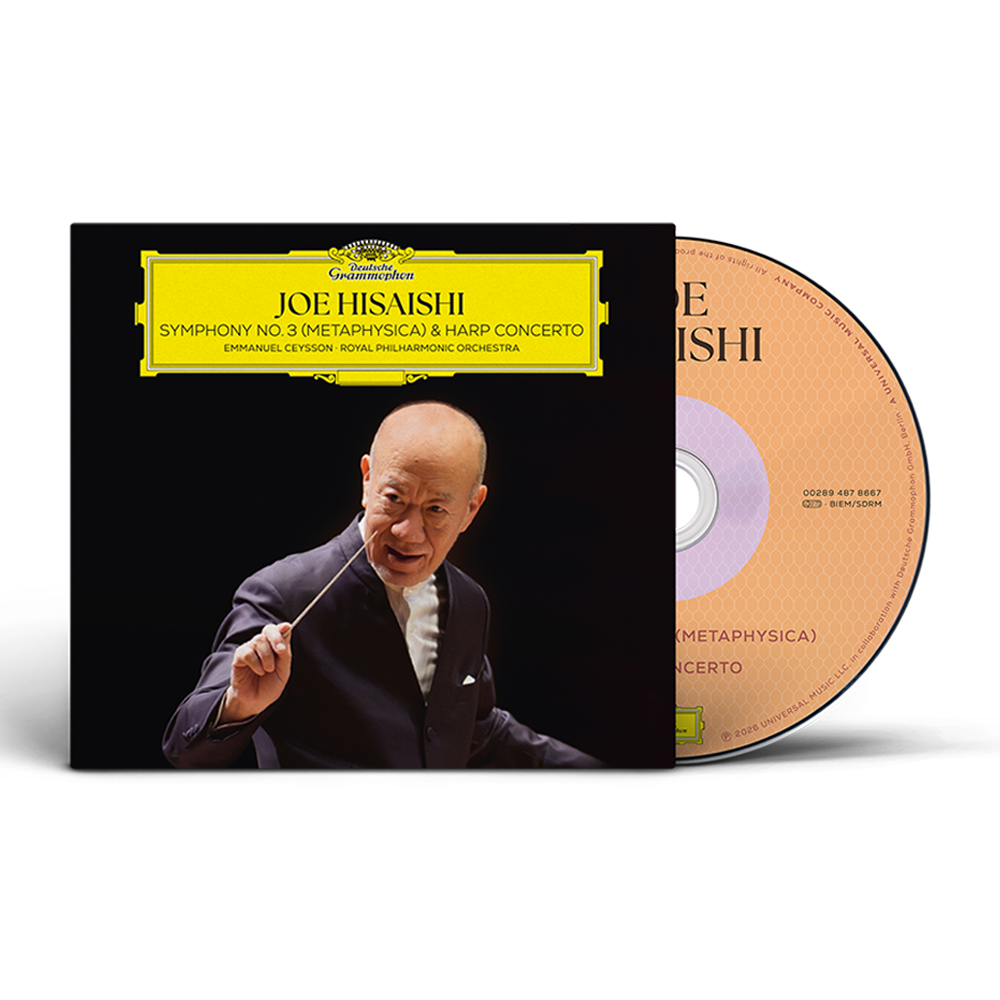 Joe Hisaishi, Royal Philharmonic Orchestra, Emmanuel Ceysson: Symphony No.3 (Metaphysica) & Harp Concerto CD