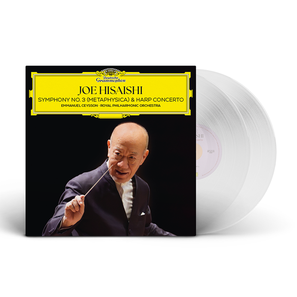 Joe Hisaishi, Royal Philharmonic Orchestra, Emmanuel Ceysson: Symphony No.3 (Metaphysica) & Harp Concerto D2C Exclusive Crystal Clear LP