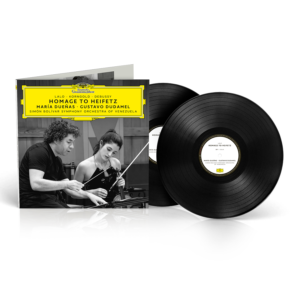 María Dueñas, Gustavo Dudamel, Simón Bolívar Symphony Orchestra of Venezuela: Homage to Heifetz 2LP