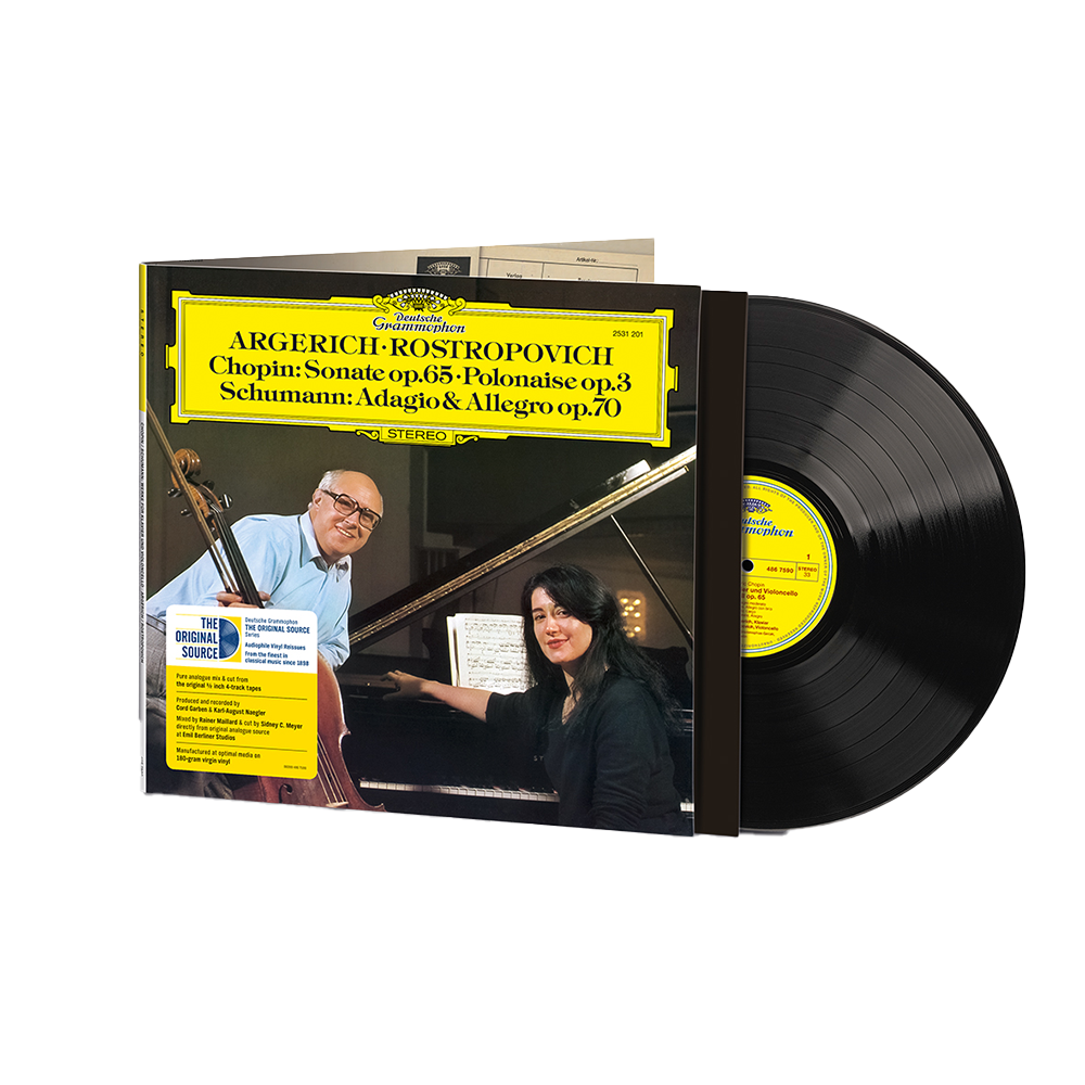 Martha Argerich, Mstislav Rostropovich: Chopin: Cello Sonata in G Minor, Op. 65; Introduction & Polonaise brillante, Op. 3 / Schumann: Adagio & Allegro in A-Flat Major, Op. 70