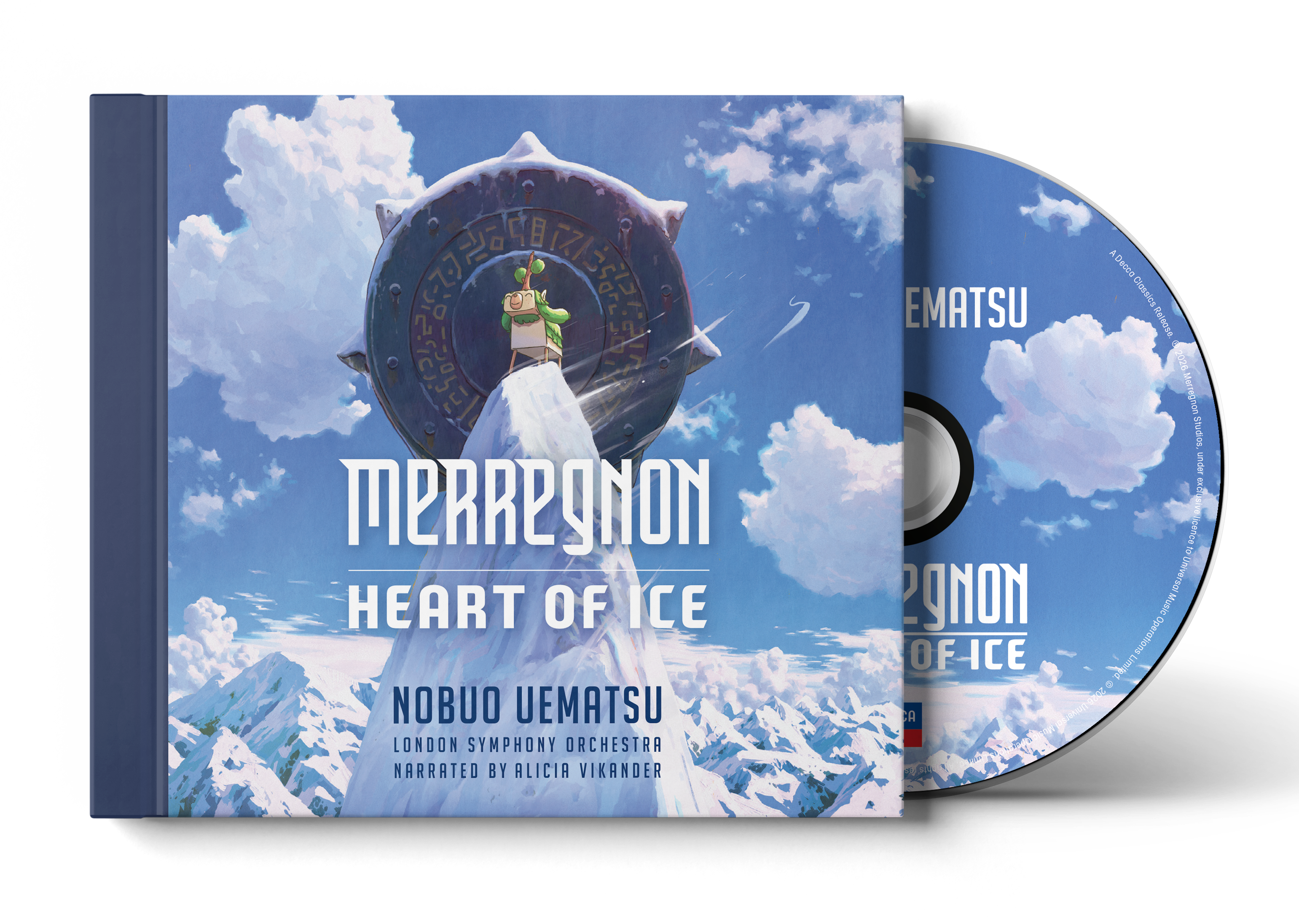 London Symphony Orchestra, Eckehard Stier, Alicia Vikander Merregnon: Heart of Ice CD + Hardback Book front