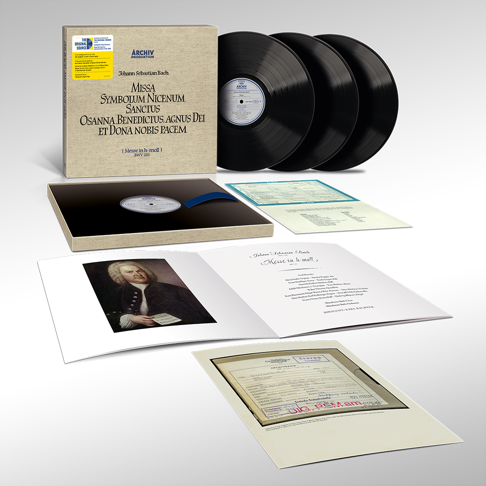 Münchener Bach-Orchester, Karl Richter: J.S. Bach: Mass in B Minor, BWV 232 3LP