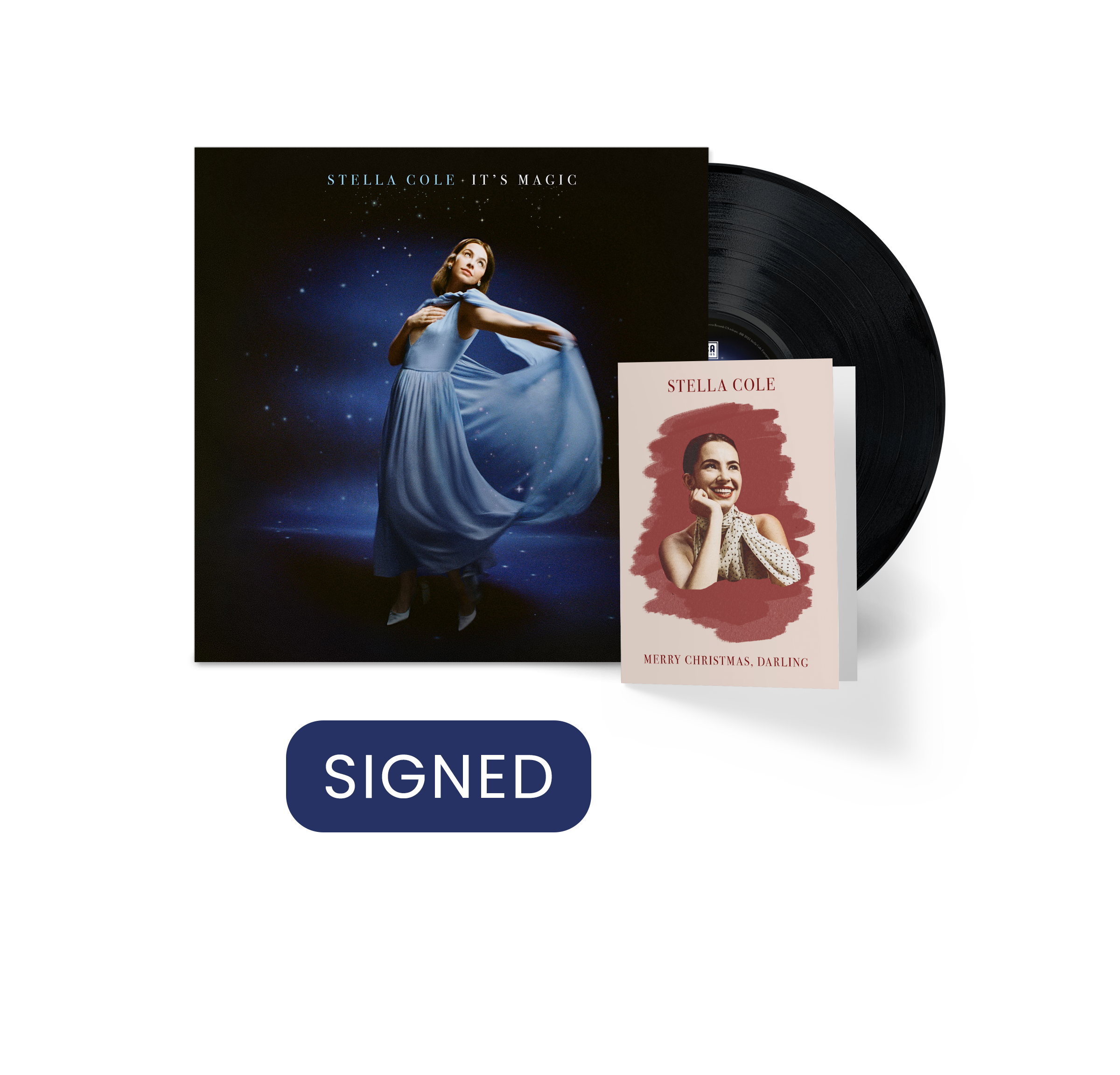Stella Cole - It's Magic LP + A Written Christmas Card From Stella