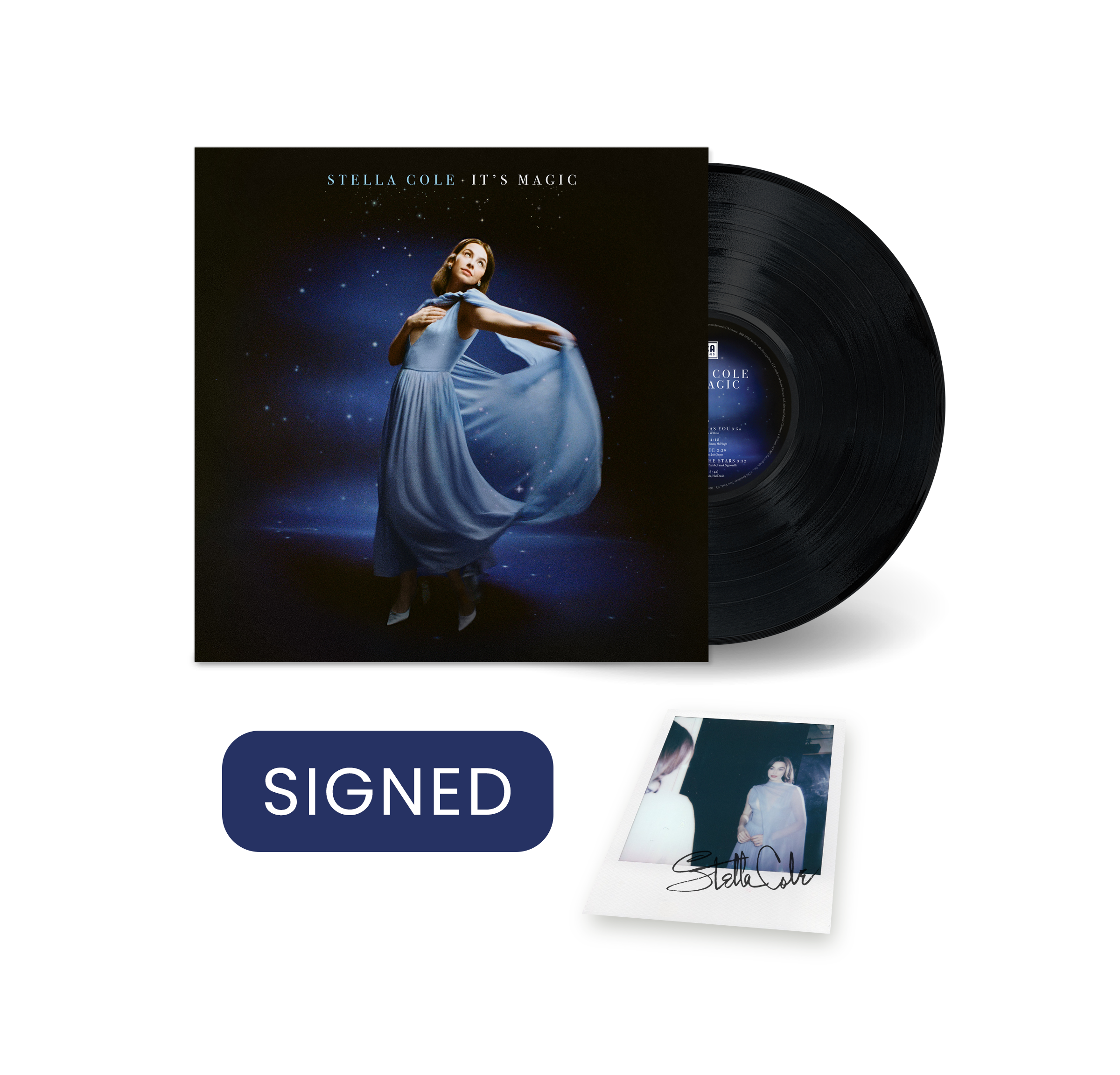 Stella Cole: It's Magic LP + Signed Polaroid