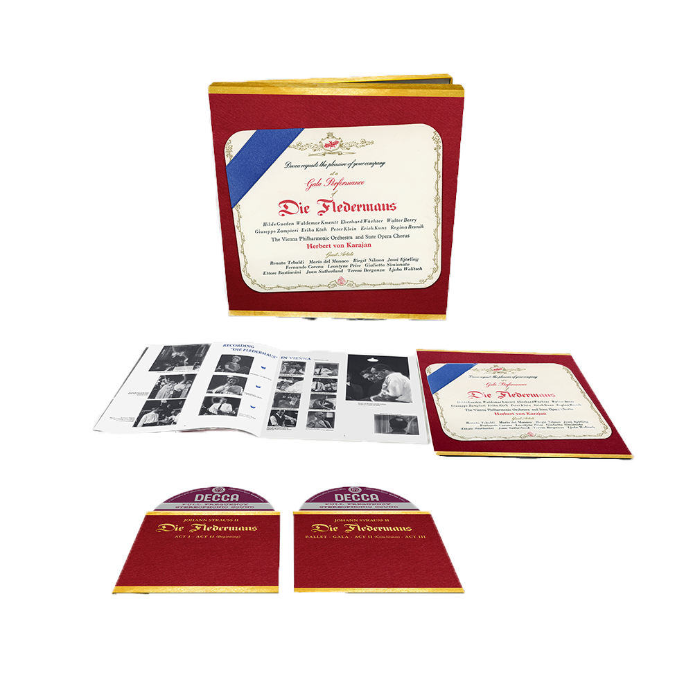 Wiener Philharmoniker, Herbert von Karajan: Strauss, J: Die Fledermaus 2CD