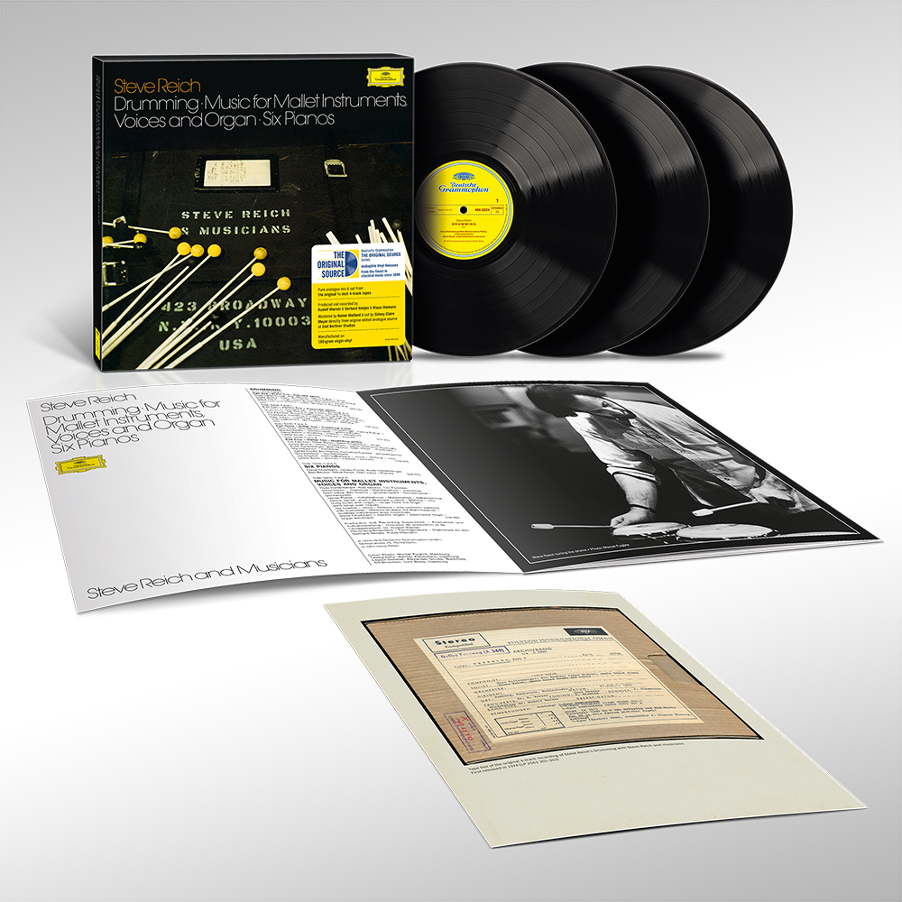 Various Artists: Reich: Drumming; Music For Mallet Instruments, Voices and Organ; Six Pianos 3LP