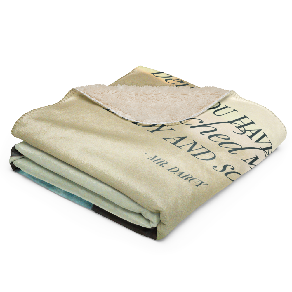 You Have Bewitched Me – Premium Sherpa Blanket Detail