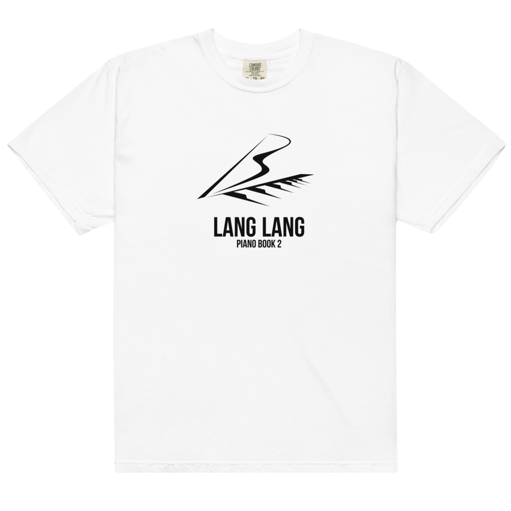 Lang Lang: Piano Book 2 T-Shirt with Black Logo Front 
